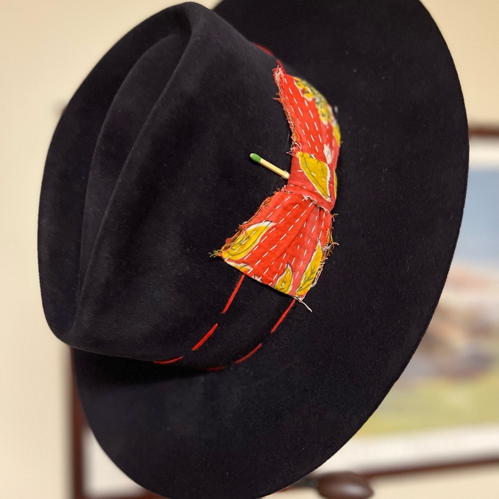 Used Nick fouquet 100 percent beaver felt hat.
